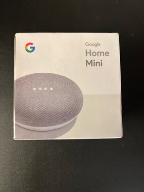 Google Home Mini Smart Speaker with Google Assistant Chalk New Sealed